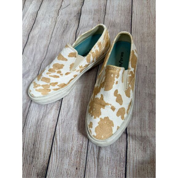 Seavees Baja Platform Mulholland Cowhide Slip-On Sneakers Size - Picture 9 of 13